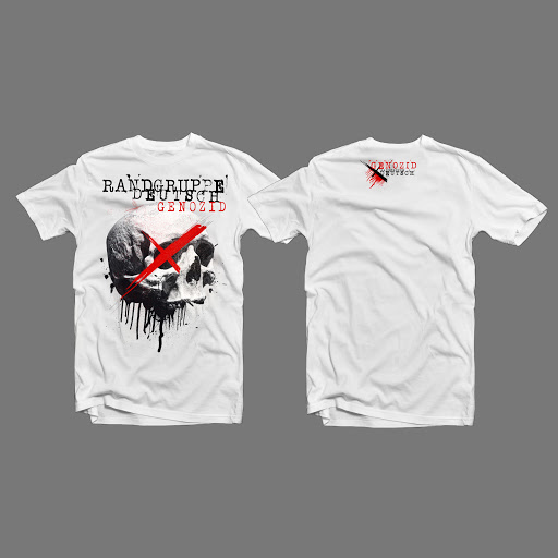 Männer T-Shirt Randgruppe Deutsch - Genozid Weiß