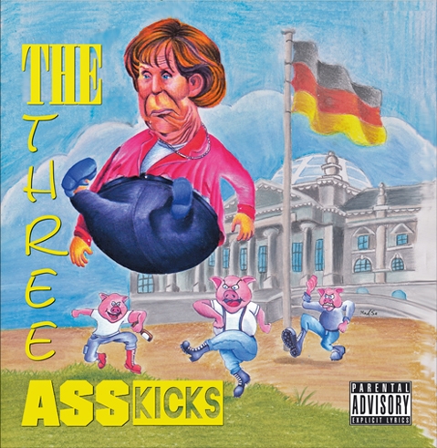 Three Ass Kicks - Hausmannskost / Helle & Die RAC‘ker / The White Gigolos Split CD