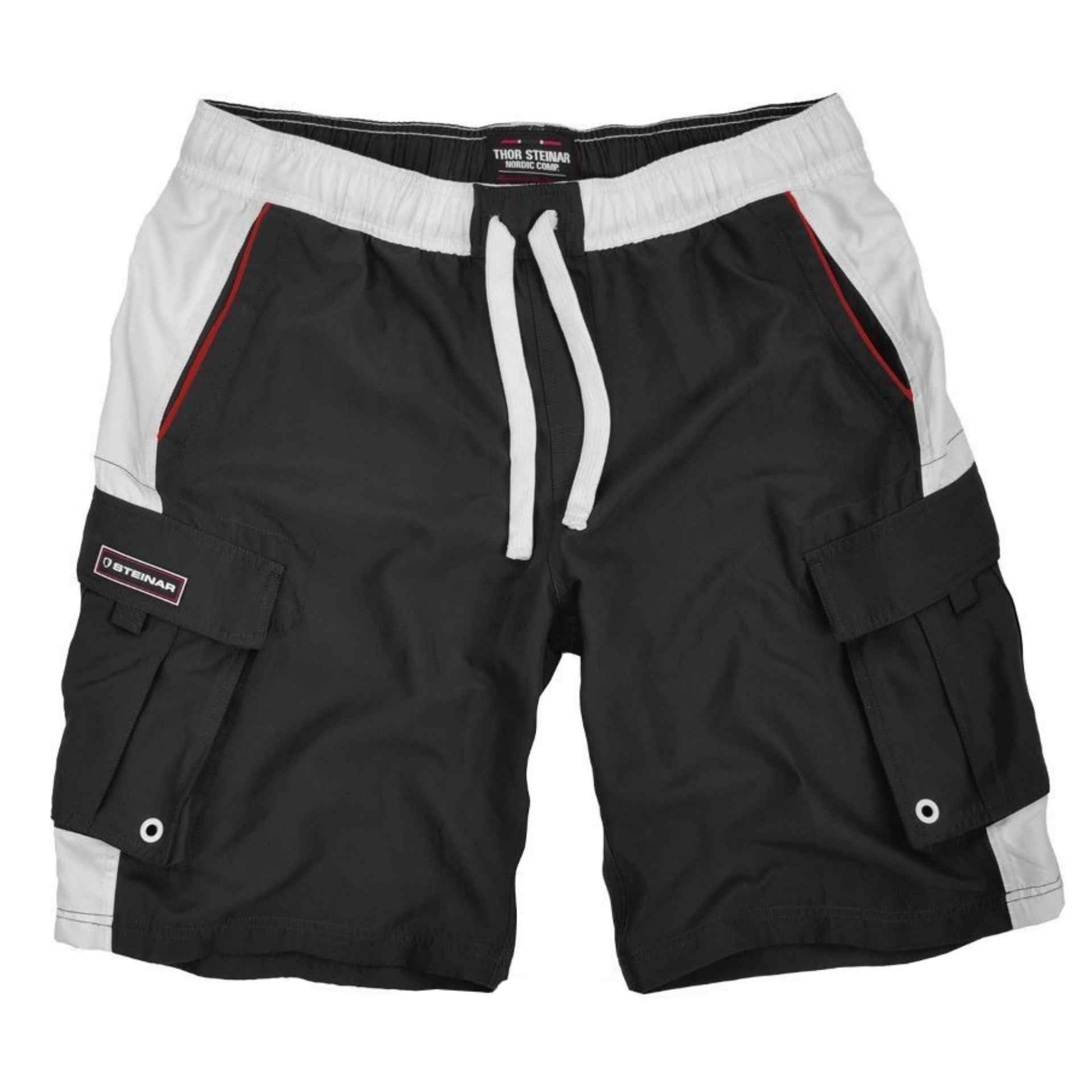 Thor Steinar Freizeitshort Athletic Dep. Schwarz / Weiß