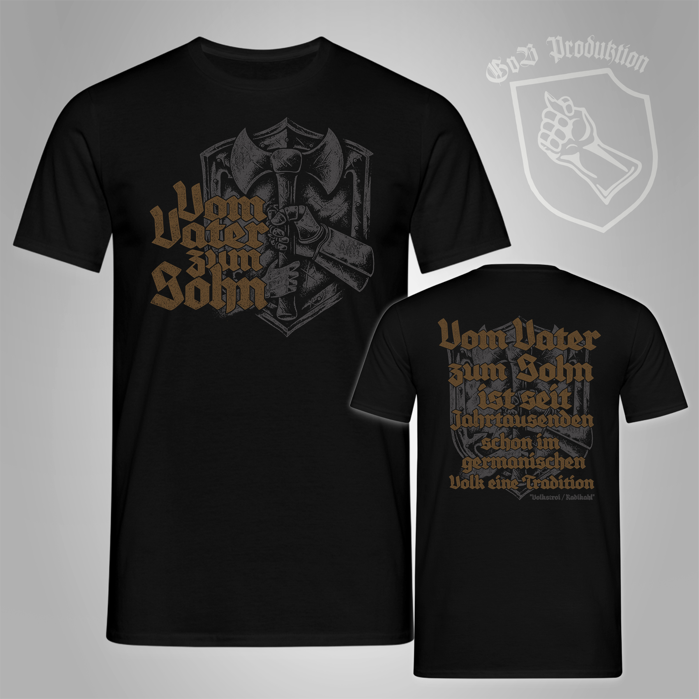 Männer Shirt Radikahl / Volkstroi Sohn