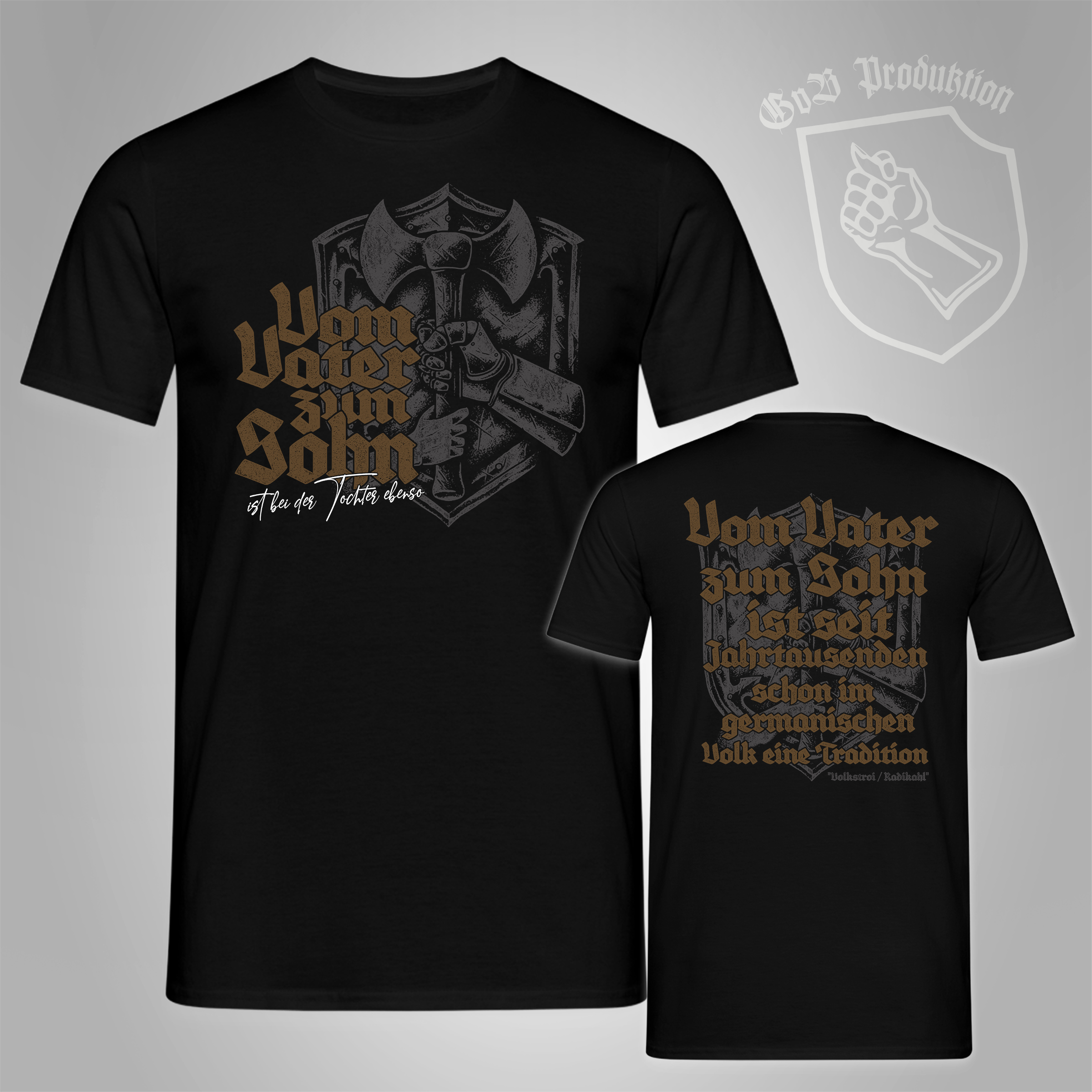 Männer Shirt Radikahl / Volkstroi Tochter