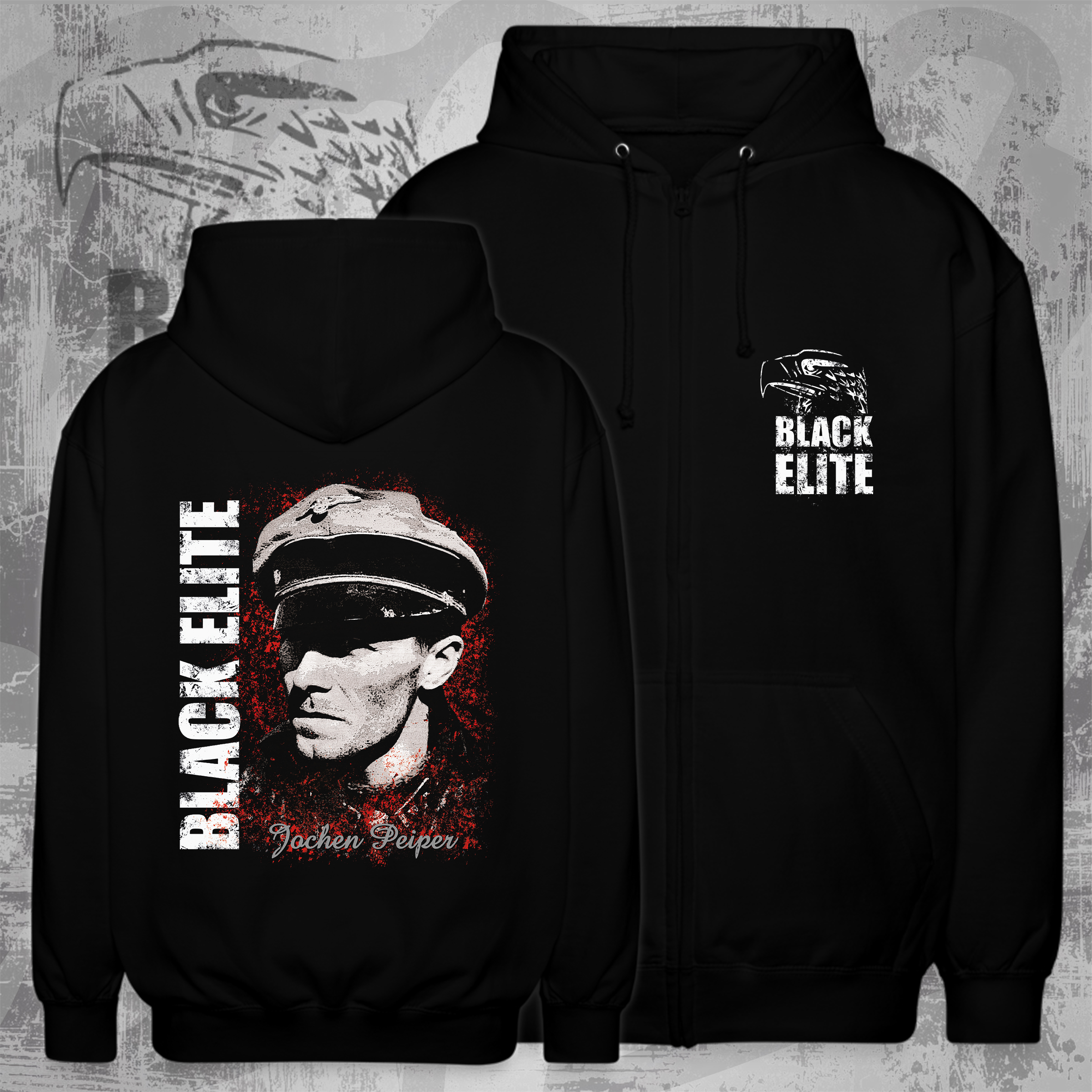 Black Elite - Jochen Peiper Kapuzenjacke
