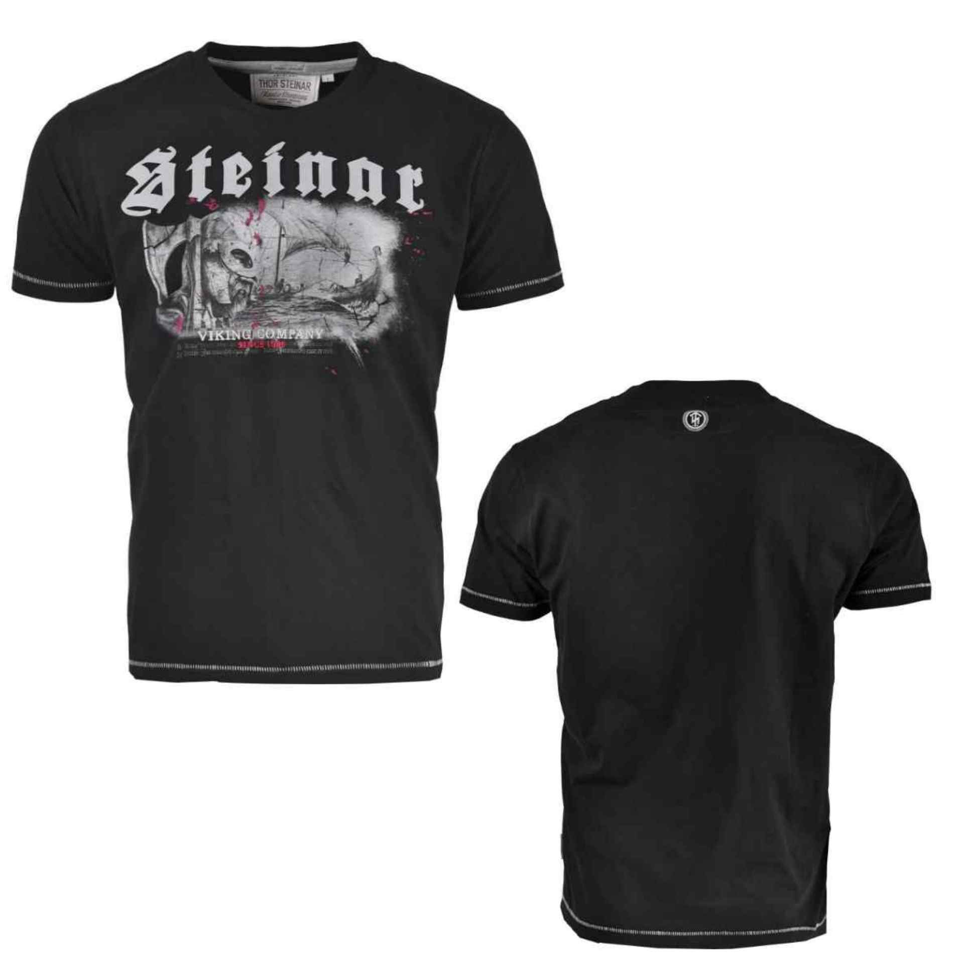 Thor Steinar Herren T-Shirt Orlik Schwarz