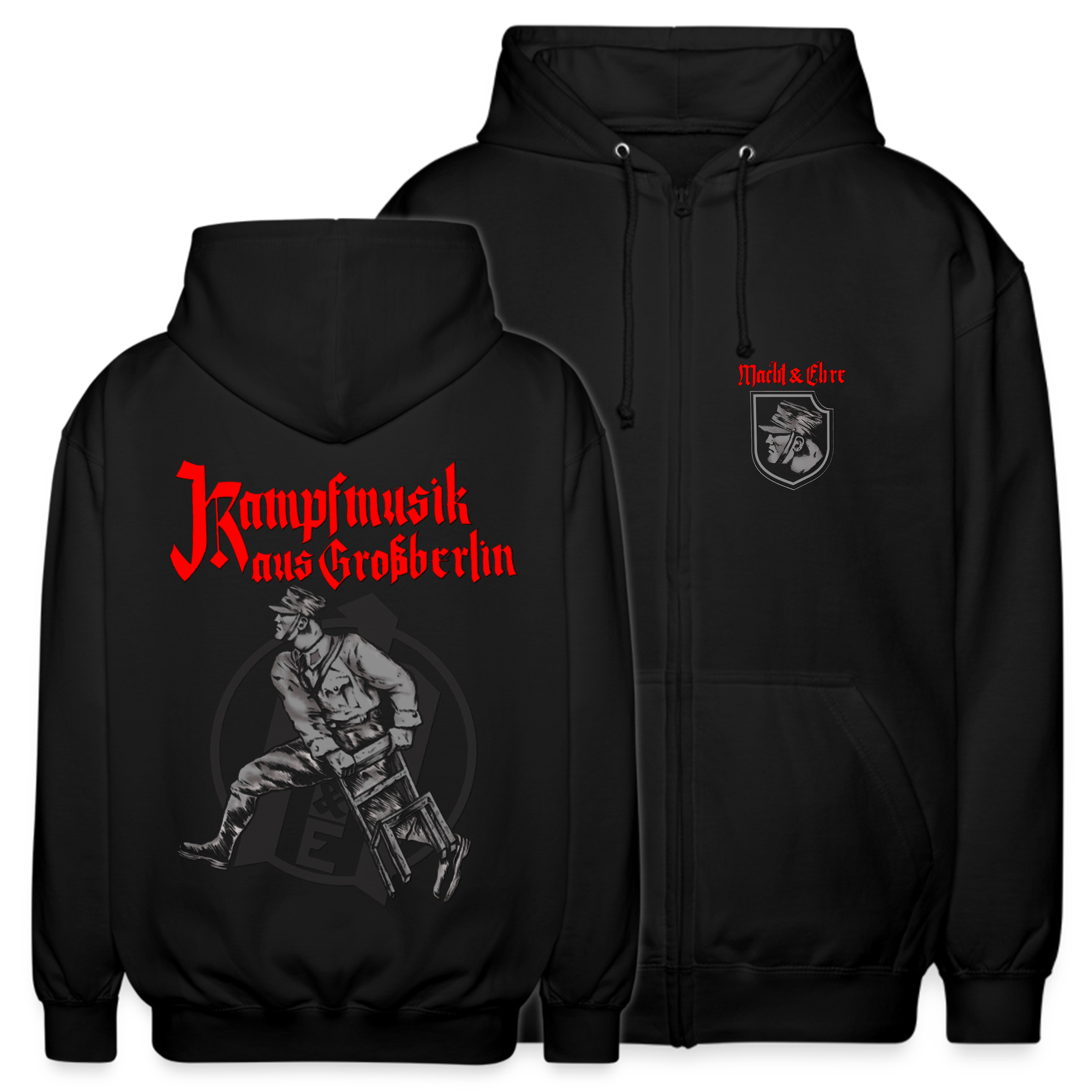 Kapuzenjacke Macht & Ehre Großberlin