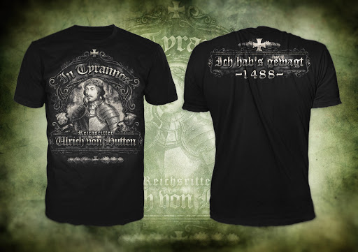 Männer T-Shirt In Tyrannos - Reichsritter Schwarz