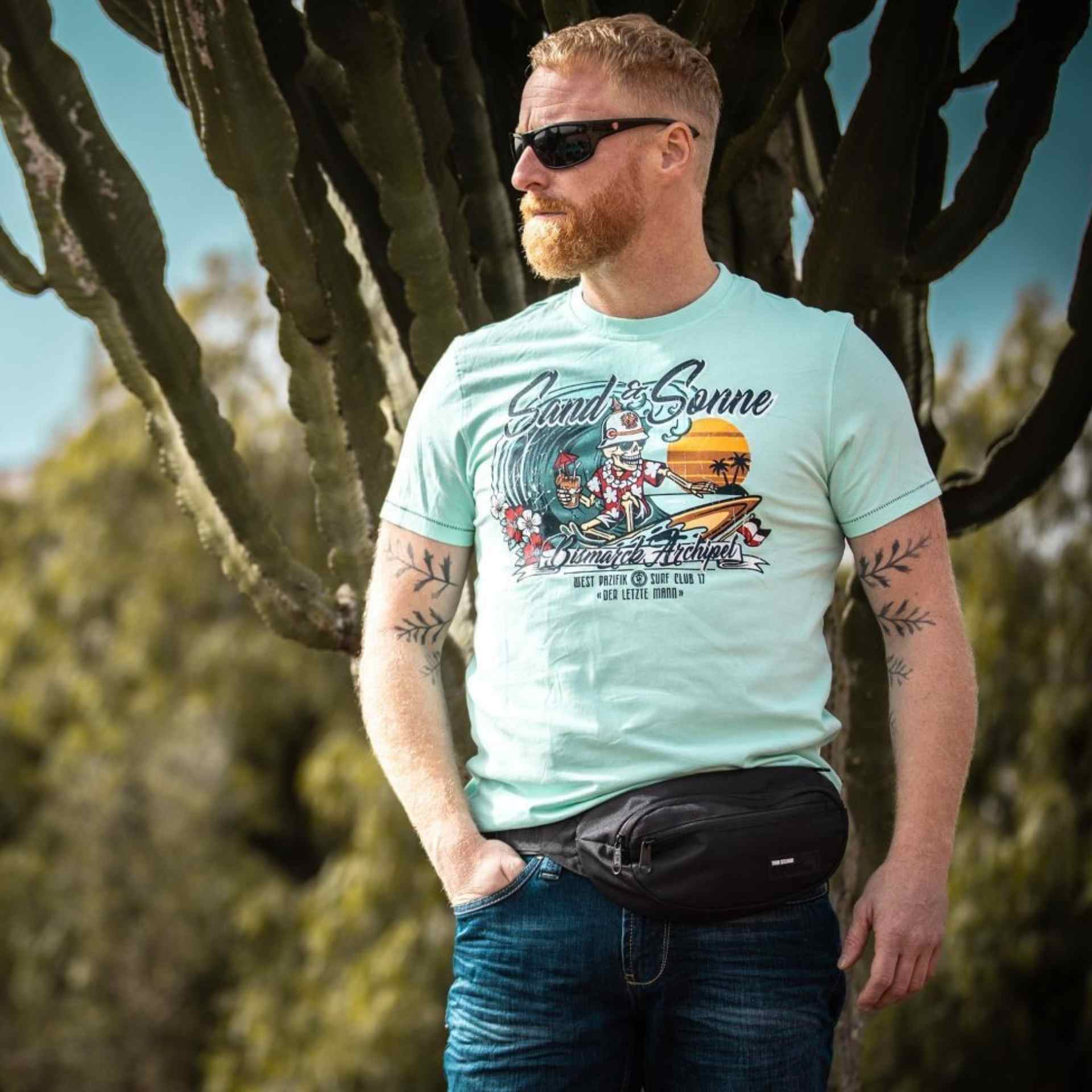 Thor Steinar T-Shirt Sand & Sonne Mint Grün