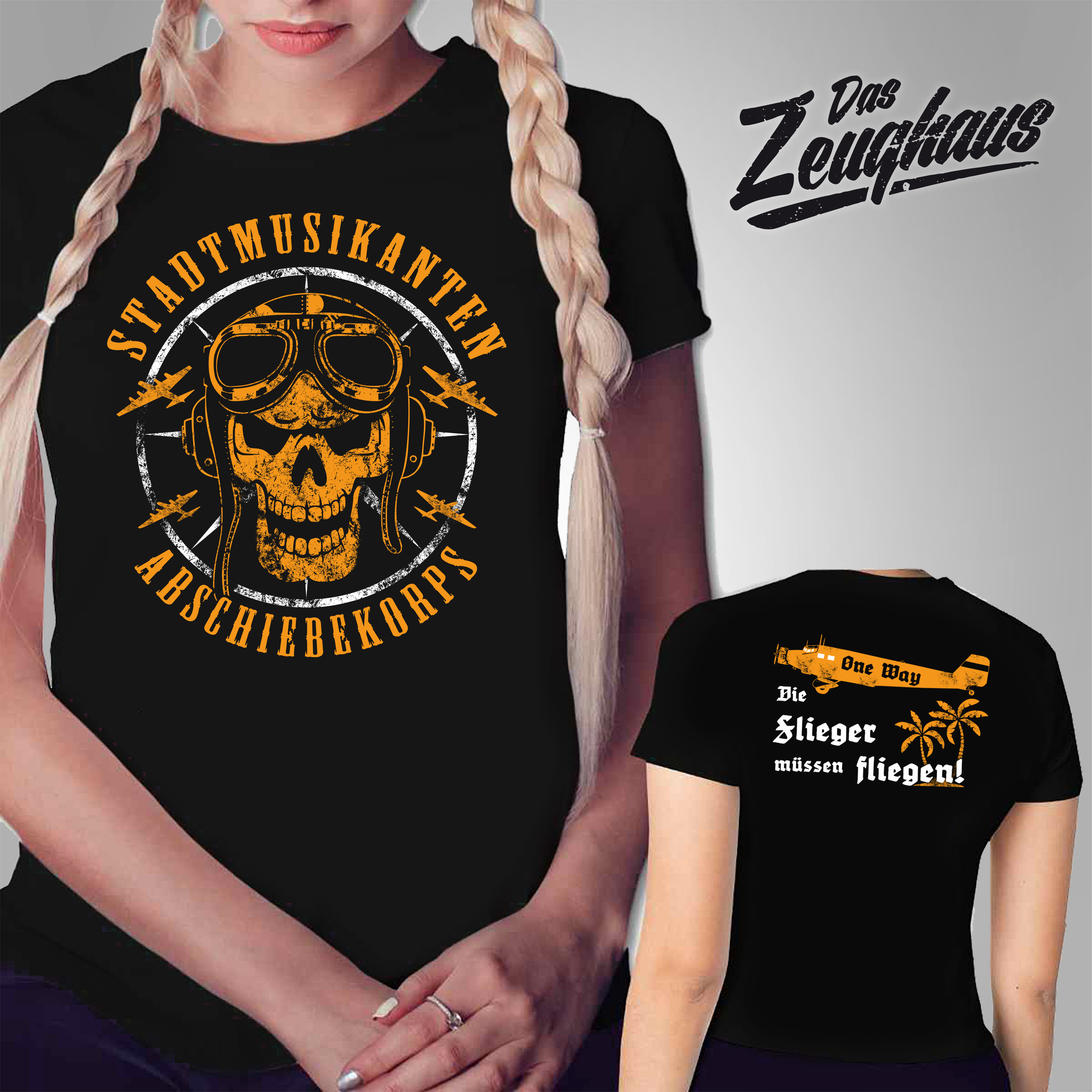 Frauen T-Shirt Gigi & die braunen Stadtmusikanten - Abschiebekorps