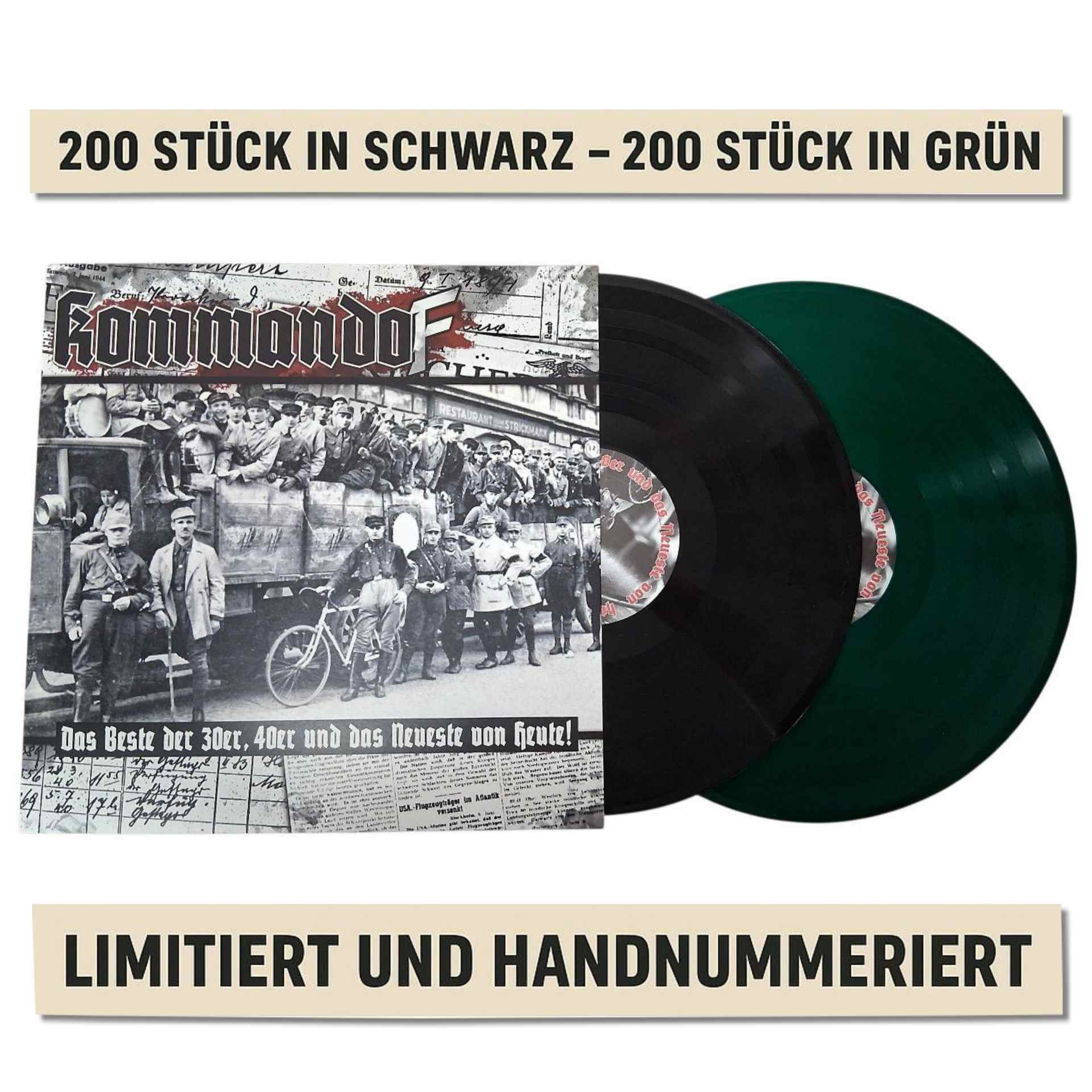 Kommando F -Das Beste aus den 30er, den 40er und das Neueste von Heute LP