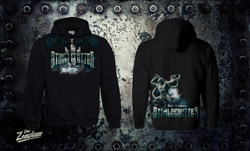 Männer Kapuzenpullover Stahlgewitter - Heil Germania Schwarz