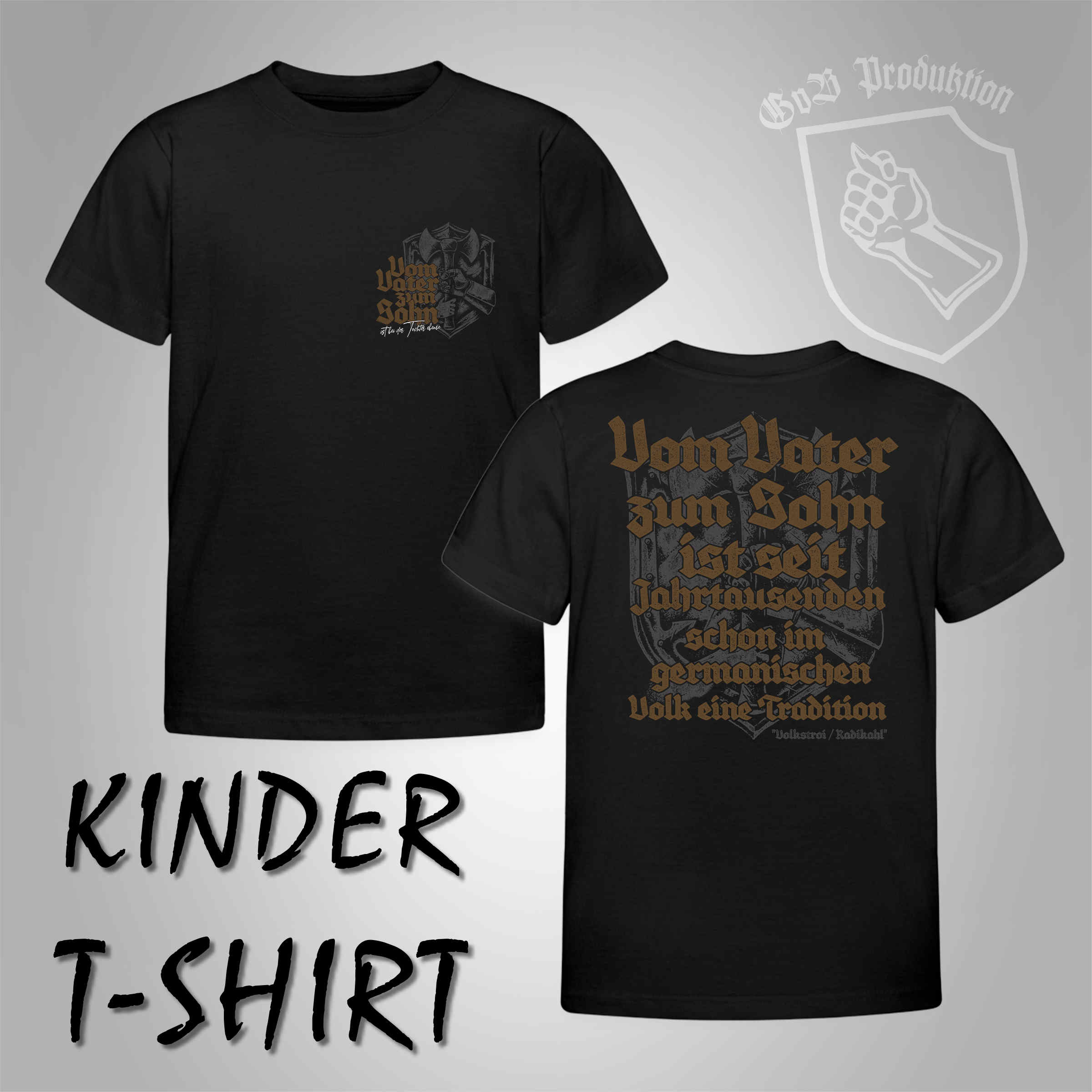 Kinder T-Shirt Radikahl / Volkstroi Tochter