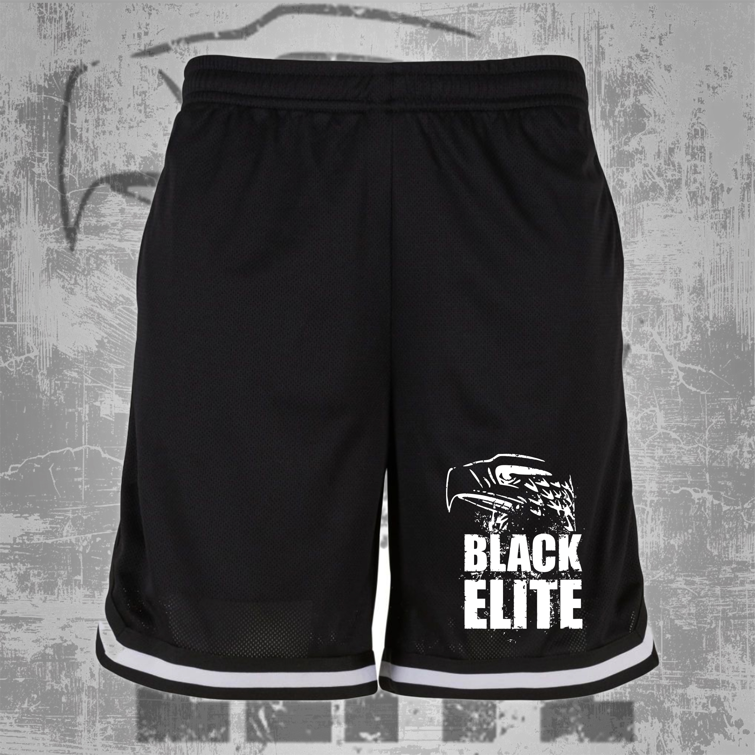 Black Elite Mesh Short Adler