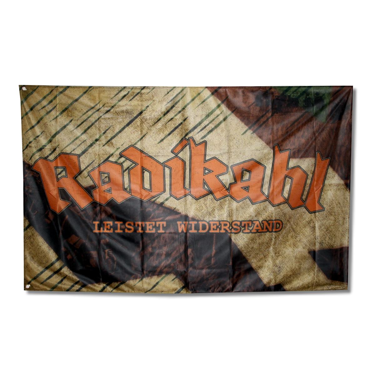 Fahne Radikahl - Widerstand