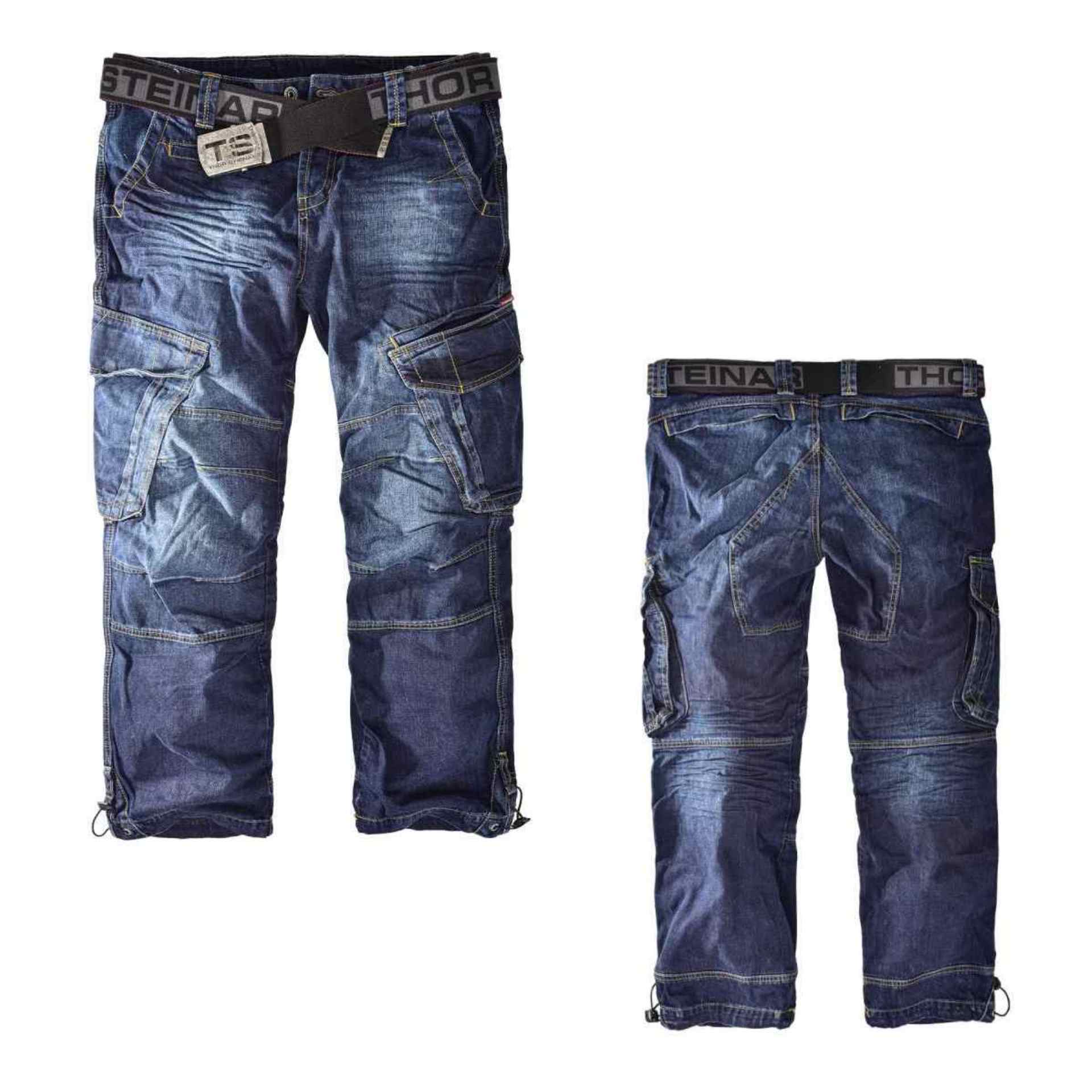 Thor Steinar Cargojeans Stahlheim 2 Denim-Blue(o. Gürtel)