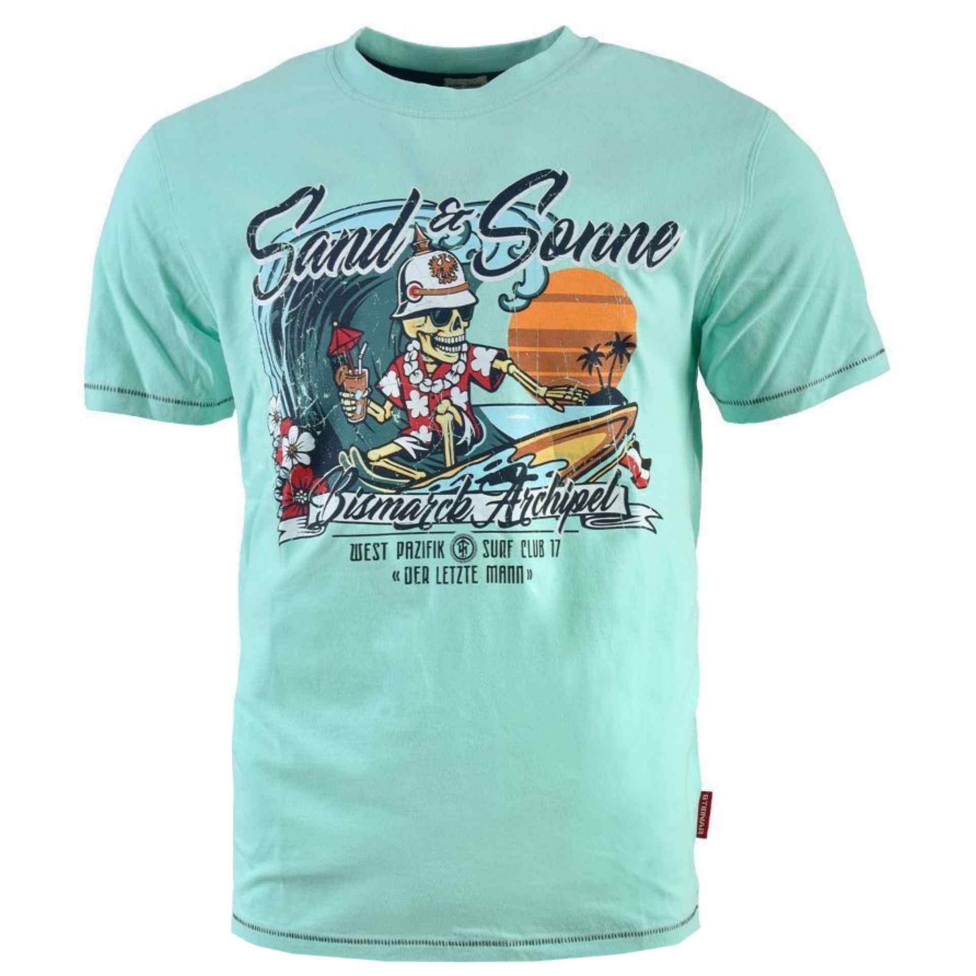 Thor Steinar T-Shirt Sand & Sonne Mint Grün