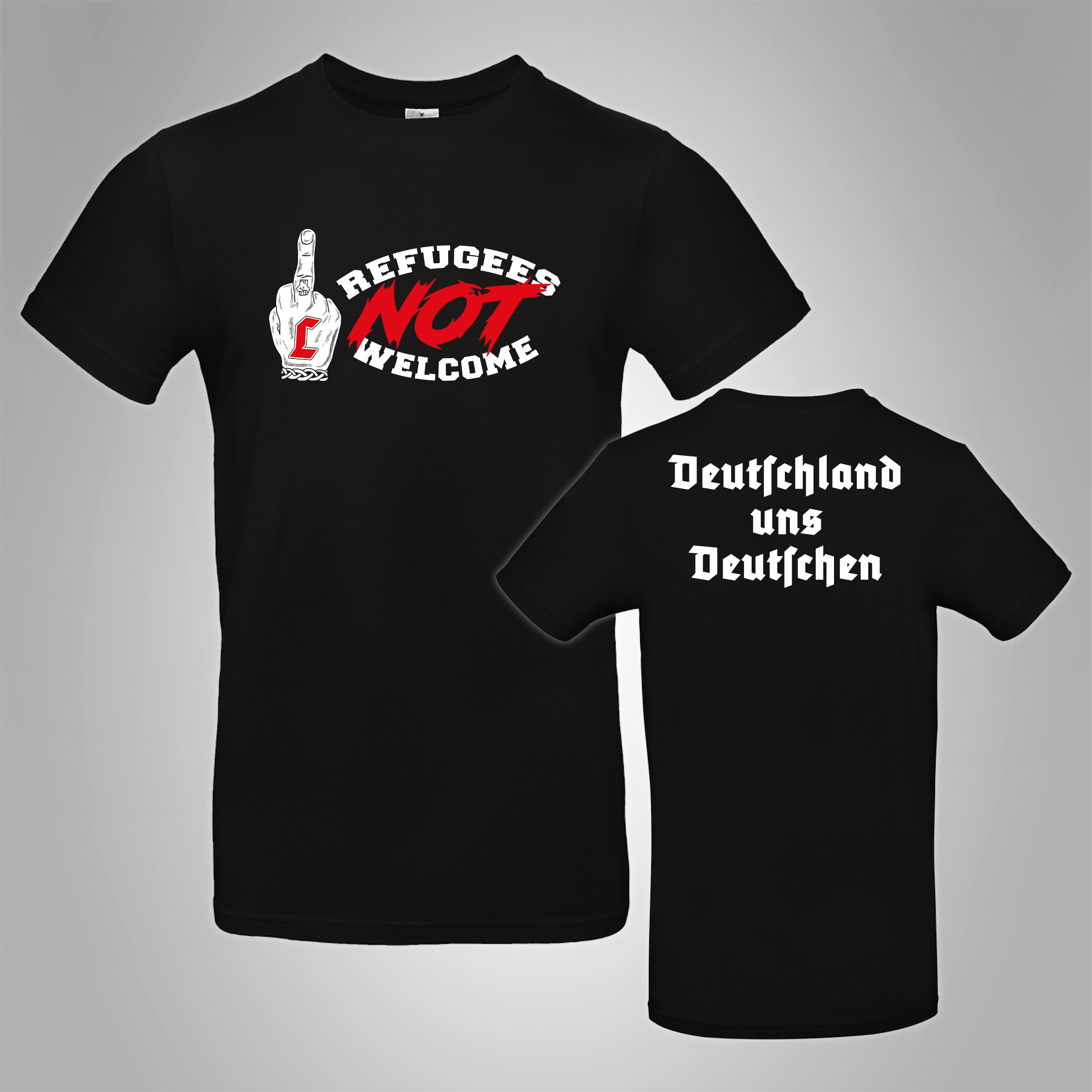Die Lunikoff Verschwörung T-Shirt Refugees