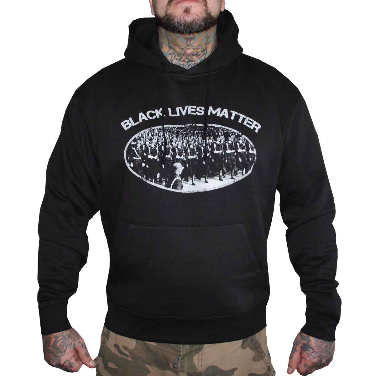Kapuzenpullover Black Lives Matter Schwarz