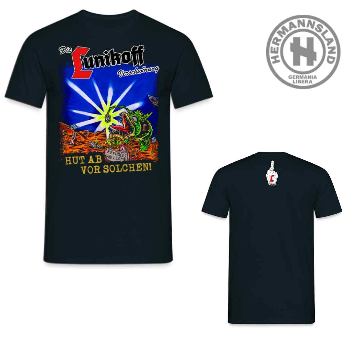 Die Lunikoff Verschwörung T-Shirt Hut ab vor solchen! Schwarz